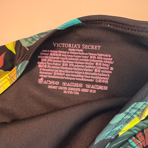 Victoria’s Secret Bikini Set Tropical Push Up Size Medium, 34D New With Tags - Picture 6 of 11